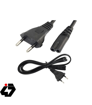 کابل برق دوچاک (ضبطی) مشکی نیم متری ارزان