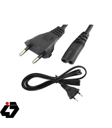 کابل برق دوچاک (ضبطی) مشکی نیم متری ارزان