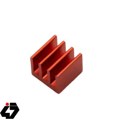 هیت سینک مخصوص پردازنده و تراشه های SMD رنگ قرمز سایز 7x7x6mm