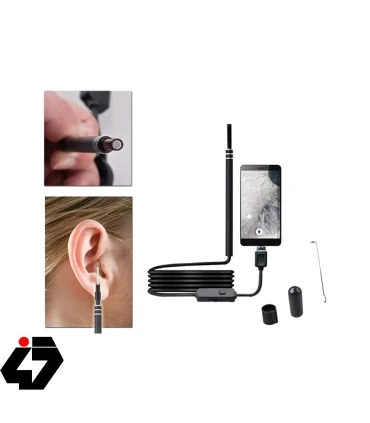 دوربین آندوسکوپی گوش 1.3 مگاپیکسل لنز 5.5mm ارتباط USB