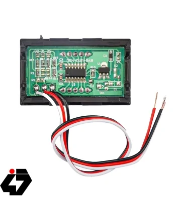 ولت متر پنلی بزرگ DC-0.56 (سه سیم)