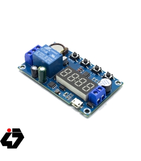 ماژول تایمر و ساعت XY-BJ ورودی Micro USB همراه با رله و نمایشگر