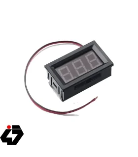 ولت متر DC (آبی) دو سیمه 0.56 اینچ پنلی قابدار ۵ تا ۳۰ ولت