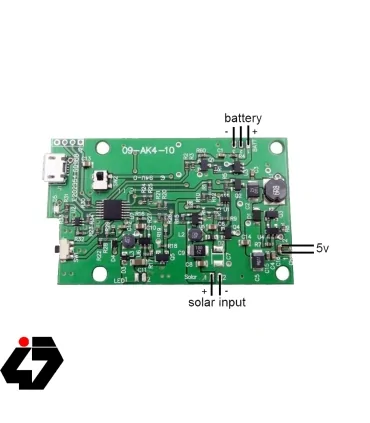 قیمت ماژول شارژر - پاوربانک به همراه ورودی پنل خورشیدی