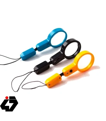 قیمت ذره بین کوچک جیبی 5x رنگی دارای LED