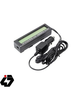 دماسنج و ساعت دیجیتال خودرو مدل EC88