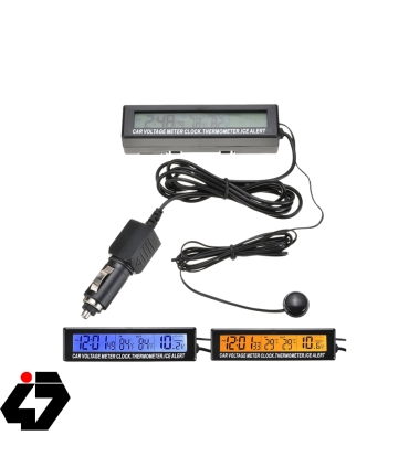 قیمت دماسنج و ساعت دیجیتال خودرو مدل EC88