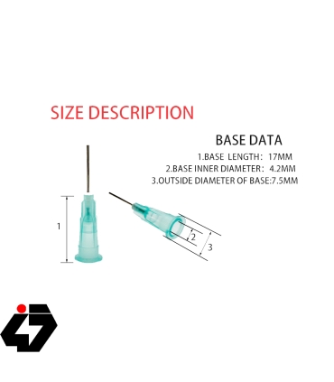 نازل (سوزن) 20G صورتی مخصوص سرنگ های قلع و خمیر فلاکس