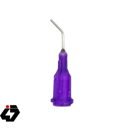 قیمت نازل (سوزن) 21G بنفش سرکج مخصوص سرنگ های قلع و خمیر فلاکس