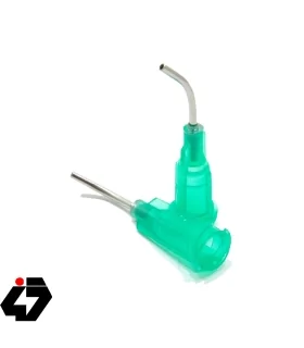 نازل (سوزن) 18G سبز سرکج مخصوص سرنگ های قلع و خمیر فلاکس