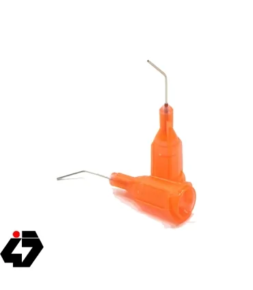 نازل (سوزن) 25G قرمز سرکج مخصوص سرنگ های قلع و خمیر فلاکس