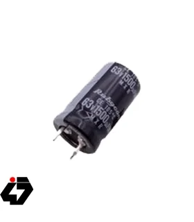 خازن الکترولیتی 1500uF / 63V ژاپنی مارک RUBYCON