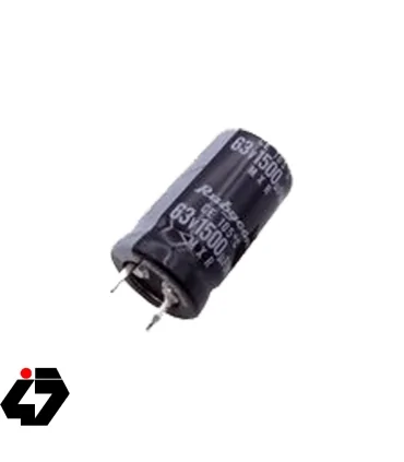 خازن الکترولیتی 1500uF / 63V ژاپنی مارک RUBYCON