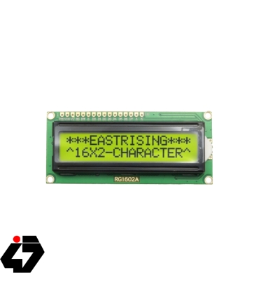 ال سی دی کاراکتری 2x16 پس زمینه سبز