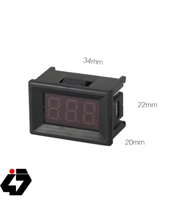 ماژول ولتمتر 0v-100v سایز 0.36