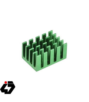 هیت سینک مخصوص پردازنده و تراشه های SMD سبز رنگ سایز 20x14x11mm