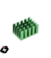 هیت سینک مخصوص پردازنده و تراشه های SMD سبز رنگ سایز 20x14x11mm
