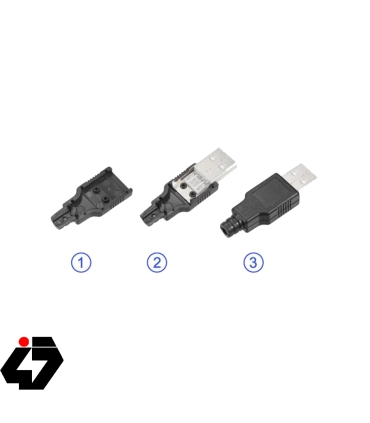 کانکتور سرکابلی USB نری