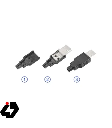 کانکتور سرکابلی USB نری