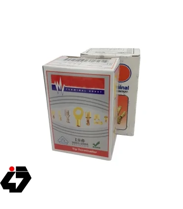 سرسیم کولری برنجی نری سایز 4.8 بسته500 تایی