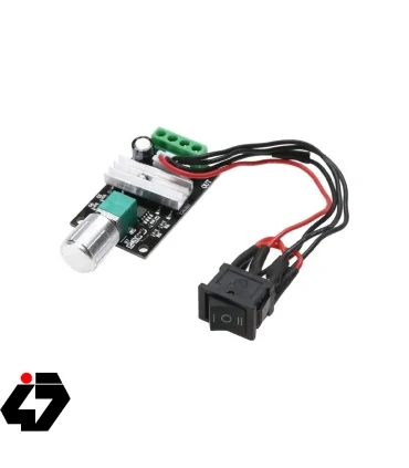 ماژول کنترل دور موتورDC . PWM . 3A با ولتاژ 6V الی 28V