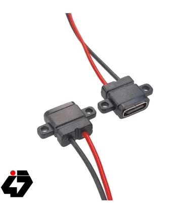 فیش USB Type-C مادگی روپنلی پیچ خور 180 درجه