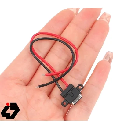 سوکت USB Type-C مادگی روپنلی پیچ خور 180 درجه