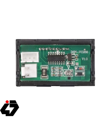 ولتمتر و آمپرمتر روپنلی قرمز و آبی