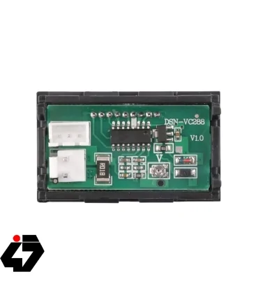 ولتمتر و آمپرمتر روپنلی قرمز و آبی