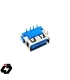 کانکتور USB-A مادگی کوتاه 10mm رنگ آبی