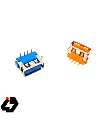 قیمت کانکتور USB-A مادگی کوتاه 10mm رنگ آبی