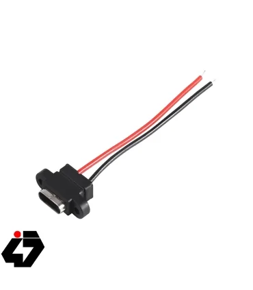 قیمت کانکتور USB Type-C مادگی روپنلی پیچ خور 90 درجه