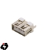 کانکتور USB-A مادگی ایستاده کوتاه 10mm رنگ سفید