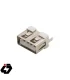 کانکتور USB-A مادگی ایستاده کوتاه 10mm رنگ سفید
