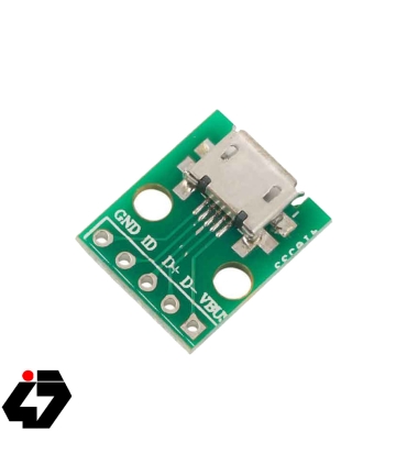 ماژول تبدیل micro usb برد سبز