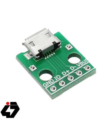 قیمت ماژول تبدیل micro usb برد سبز
