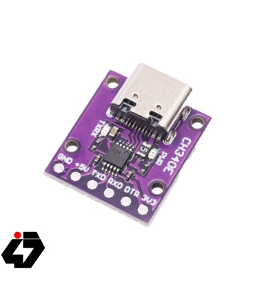 ماژول مبدل USB Type-C به TTL با تراشه CH340E