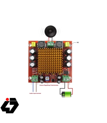 قیمت ماژول آمپلی فایر مونو 150 وات مدل XH-M544