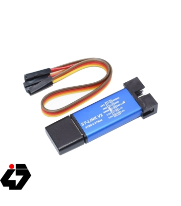 پروگرامر کوچک ST-Link V2 ویژه میکروهای STM8 و STM32