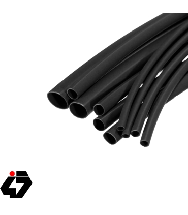 وارنیش حرارتی مشکی سایز 5mm - یک متر