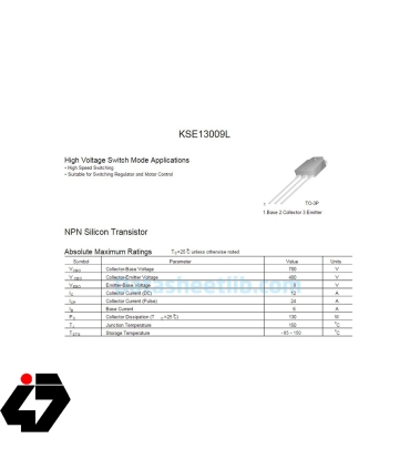 ترانزیستور E13009L نوع NPN