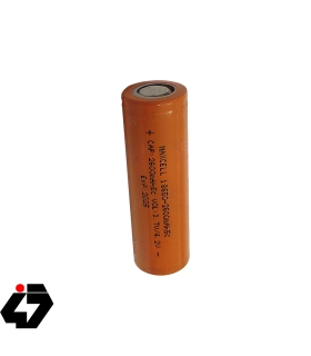 باتري ليتيوم يون 3.7v سايز 18650 2600mAh مارک MAXCELL