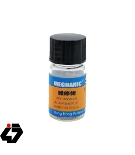 ساچمه قلع Solder Ball سایز 0.55 میلیمتر مارک Mechanic