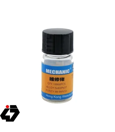 ساچمه قلع Solder Ball سایز 0.55 میلیمتر مارک Mechanic