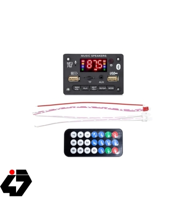 پخش کننده MP3 PLAYER پنلی بلوتوثی دارای آمپلی فایر 2X40W مدل KH-G018