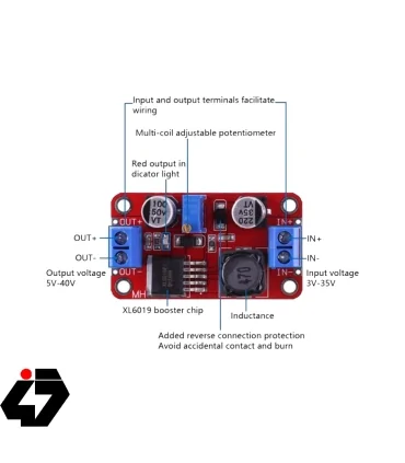 ماژول افزاینده XL6019