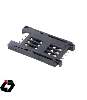 سوکت سیم کارت لولایی 6pin
