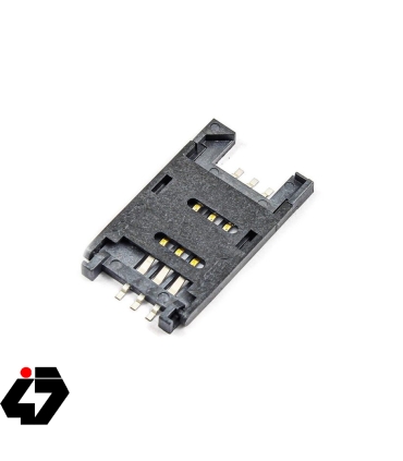 قیمت سوکت سیم کارت لولایی 6pin