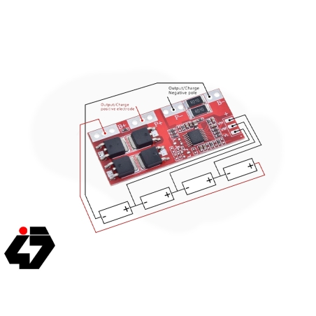ماژول محافظ شارژ باتری لیتیومی 4 سل 30A