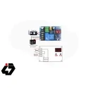 قیمت ماژول کنترل شارژ باتری دیجیتال 6 الی 60 ولت مدل XH-M604